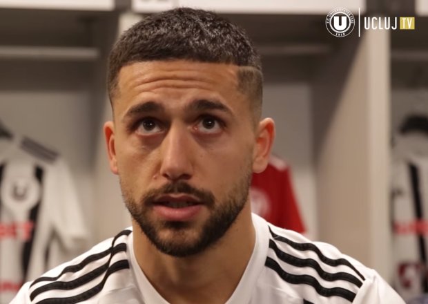 Noua achiziţie de la "U" Cluj, Roberto Romeo: "Am venit aici să promovez,  să dau tot ce am mai bun pentru club, pentru suporteri"