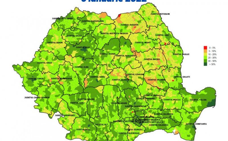 Cluj-Napoca a ieșit din topul vaccinărilor. La ce procent a ajuns municipiul/ VEZI rata de acoperire pe localități