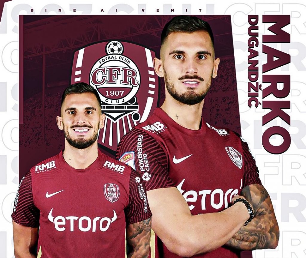 Marko Dugandzic, prezentat oficial de CFR Cluj