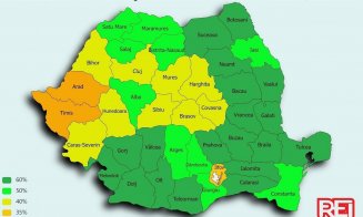 Clujul a intrat în zona galbenă, pe harta județelor care vor obține finanțare nerambursabilă în 2022
