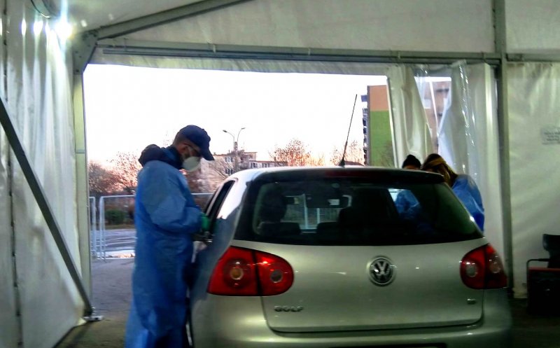 Peste 70.000 de vaccinări la drive-thru în Cluj