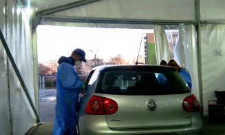 Peste 70.000 de vaccinări la drive-thru în Cluj