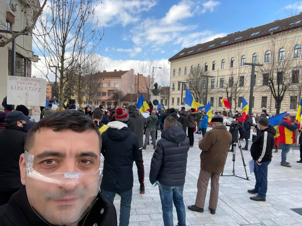 Caravana AUR, în frunte cu George Simion, ajunge la Cluj-Napoca / Adunarea nu are autorizație de la Primărie