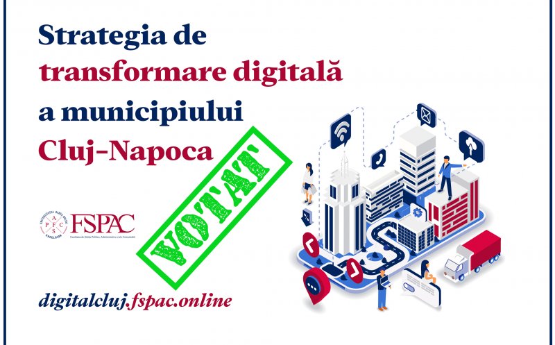 Strategia de Transformare Digitală a Clujului, ADOPTATĂ. Vezi de prevede