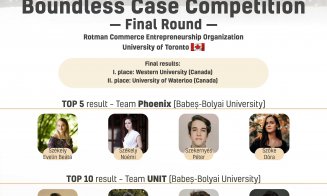 Două echipe de studenți ai UBB au obținut rezultate remarcabile la concursul internațional de studii de caz de la Toronto