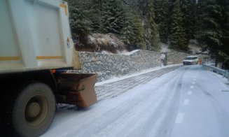 Cum se circulă pe drumurile din Cluj după ultima ninsoare