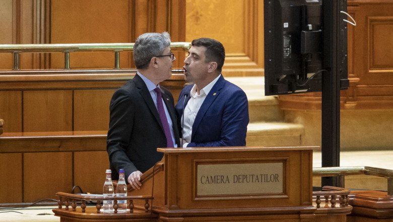 Plângere penală pe numele lui George Simion, după ce după ce l-a bruscat pe ministrul Energiei în plenul Parlamentului