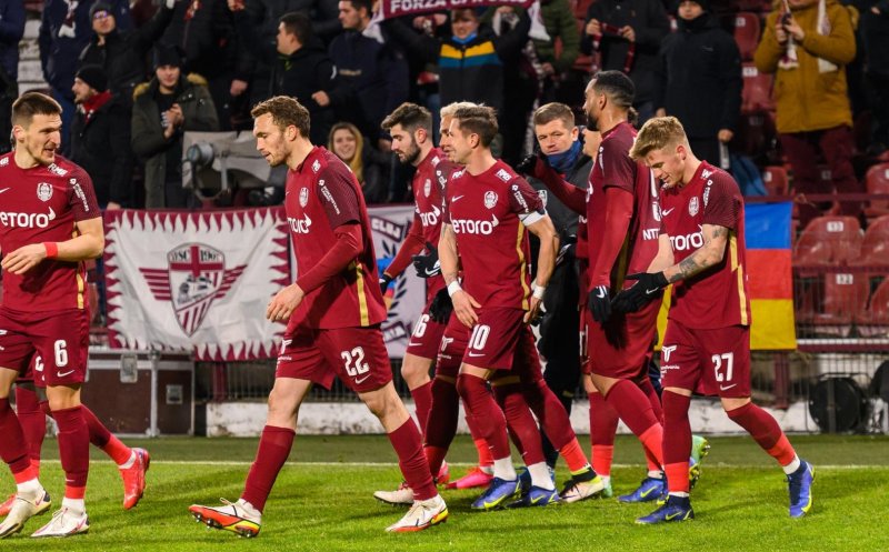 CFR Cluj s-a impus la limită în derby-ul "feroviar" cu Rapid