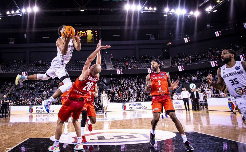 U-BT a reușit două dintre cele mai spectaculoase acțiuni ale lunii februarie în Basketball Champions League