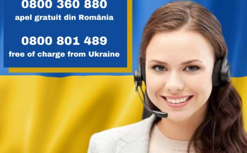 Număr gratuit și platformă online pentru pentru refugiații ucraineni, puse la dispoziție de o companie din Cluj