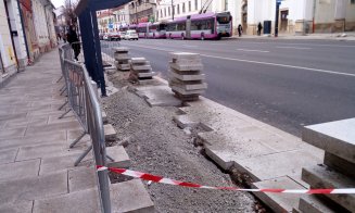 IMAGINI de pe şantierul 21 Decembrie: Mobilier stradal cu mufe USB, cişmea, internet, panouri publicitare şi refugii mai mari pentru călători