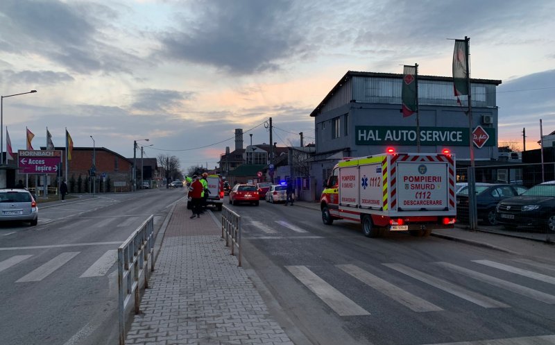 ACCIDENT în Cluj-Napoca pe strada Fabricii de Zahăr