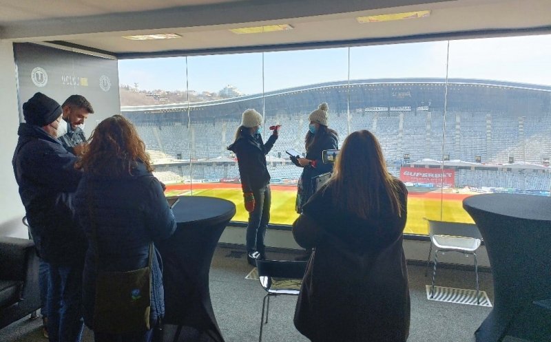 UEFA, în vizită la Cluj Arena. Au verificat stadionul pentru Campionatul European de tineret din 2023