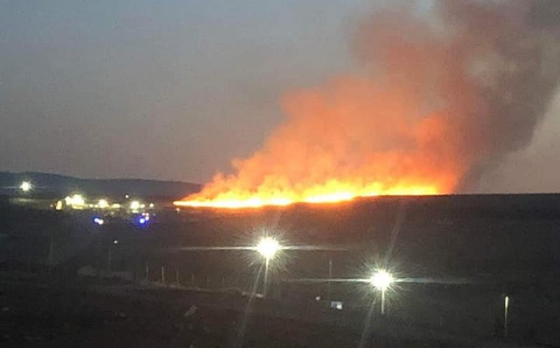 Un nou incendiu în zona gropii de gunoi: „Clujule, nu uita, Pata Rât e fata ta!”