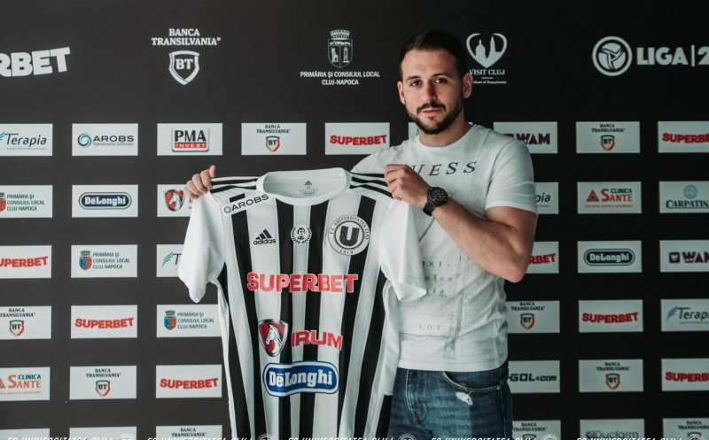 Mihai Dobrescu s-a acomodat deja la “U” Cluj: “Mă simt bine. Este o echipă foarte frumoasă”