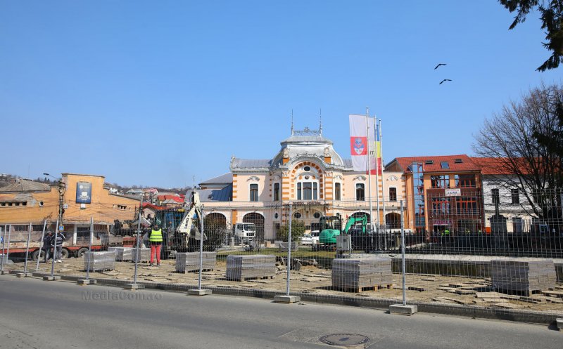 Cum se transformă centrul Turdei. Au început lucrările de modernizare