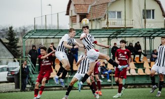 Juniorii U16 ai Universității Cluj au câștigat derby-ul cu CFR și s-au calificat în semifinalele Ligii Elitelor