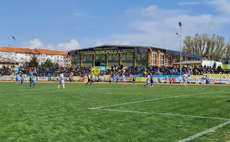 Universitatea Cluj s-a împiedicat pe terenul Unirii Slobozia, surpriza din play-off-ul ligii secunde