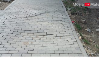 Primarul Cristian Matei, acuzat că face lucrări de mântuială / Cum arată un trotuar din Turda