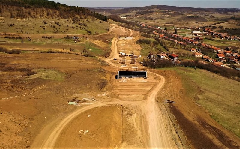 Imagini noi de pe A3, Nădășelu-Zimbor. Când ar putea fi gata, în "cel mai optimist scenariu"