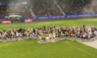 Meci pentru pace: CFR Cluj - Dynamo Kyiv. Ruslana, alături de 200 refugiați ucraineni, pe stadionul din Cluj (MECI LIVE, în articol)