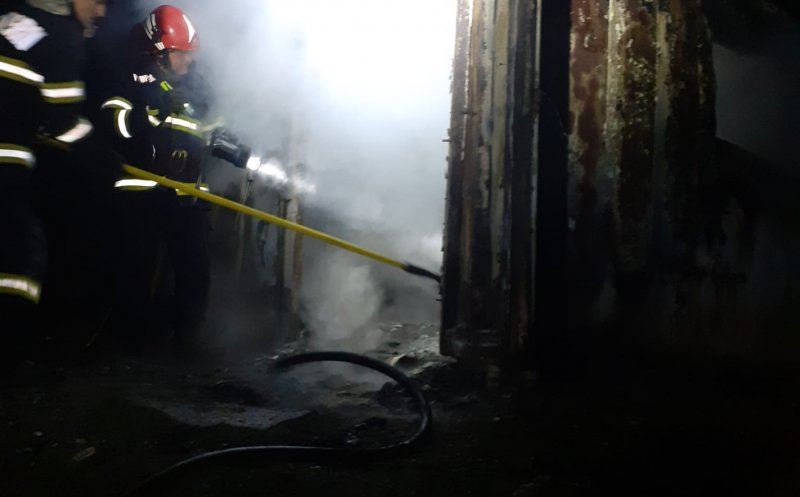 Bărbat carbonizat într-un incendiu noaptea trecută, în județul Cluj