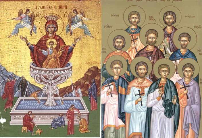 Calendar Ortodox 29 aprilie. Creștinii sărbătoresc IZVORUL TĂMĂDUIRII și pe Sfinții Nouă Mucenici din Cizic