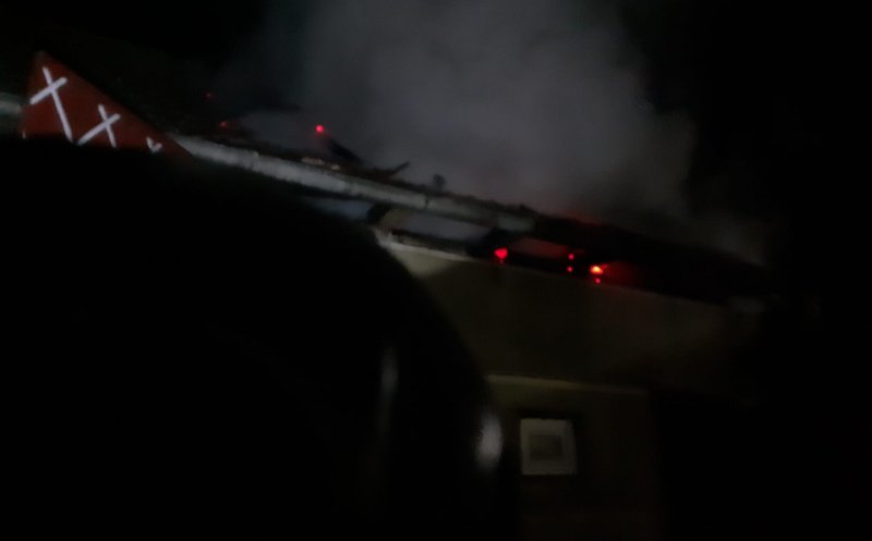 Incendiu într-o localitate din Cluj. Pompierii au intervenit cu două autospeciale