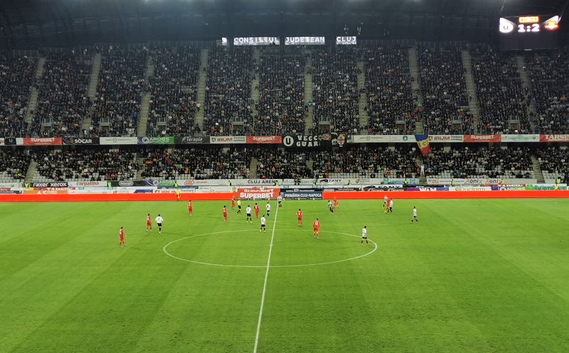 Dezamăgire pe Cluj Arena. "Studenții" au fost învinși de Hermannstadt