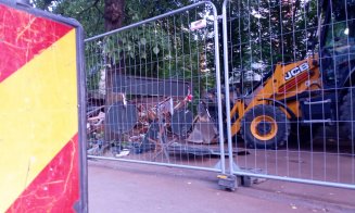 Gheretele de la ”Cocoșul de Aur” din Mănăștur au fost demolate. Stația CTP e tot acolo