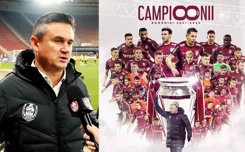 Balaj dă vina pe oboseală și alcool pentru injuriile scandate de campionii de la CFR Cluj