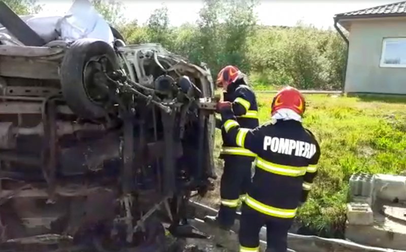 ACCIDENT în Cluj:  Un copil de 1 an şi un adult au ajuns la spital