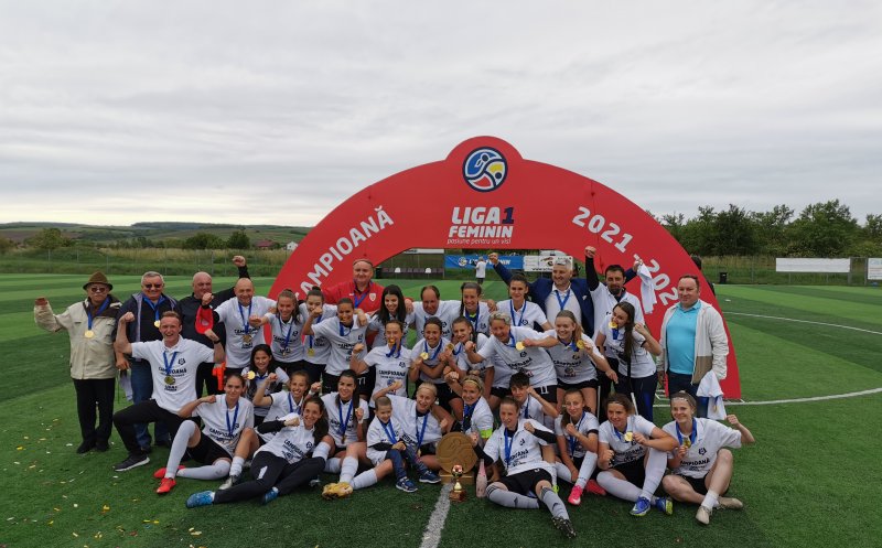 ”U” Olimpia Cluj a cucerit un nou titlu de campioană