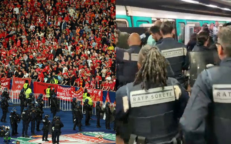 Armate de tâlhari au jefuit mii de fani ai lui Real Madrid şi ai lui Liverpool la finala Champions League din Paris. Multe fete au fost dezbrăcate în stradă