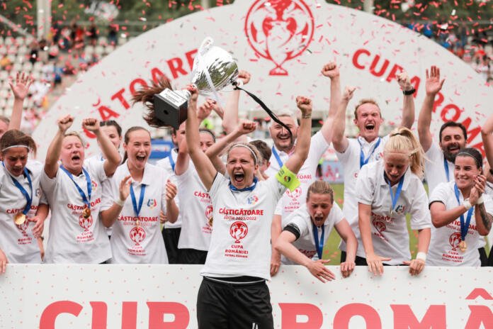 “U” Olimpia Cluj a făcut spectacol în finala Cupei și a cucerit un nou trofeu