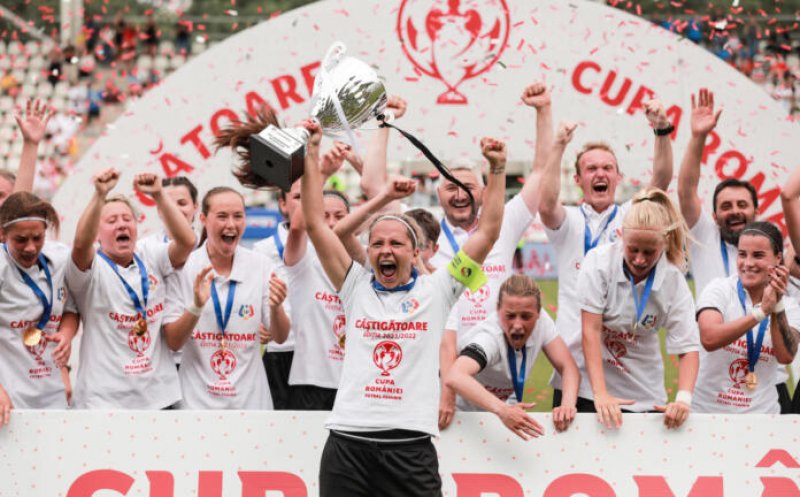 “U” Olimpia Cluj a făcut spectacol în finala Cupei și a cucerit un nou trofeu