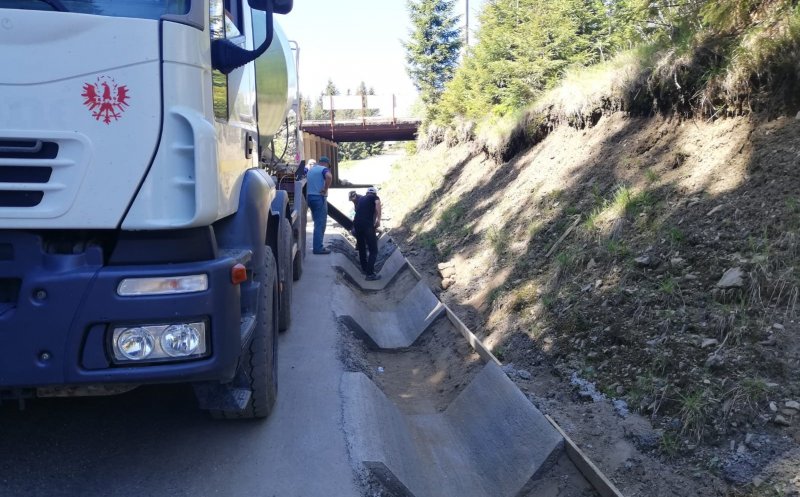 Reparații pe un drum de munte din Cluj. Lucrările vor dura trei luni