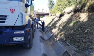 Reparații pe un drum de munte din Cluj. Lucrările vor dura trei luni