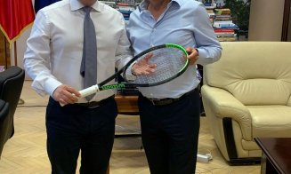 Emil Boc a fost vizitat la Primărie de tatăl Simonei Halep
