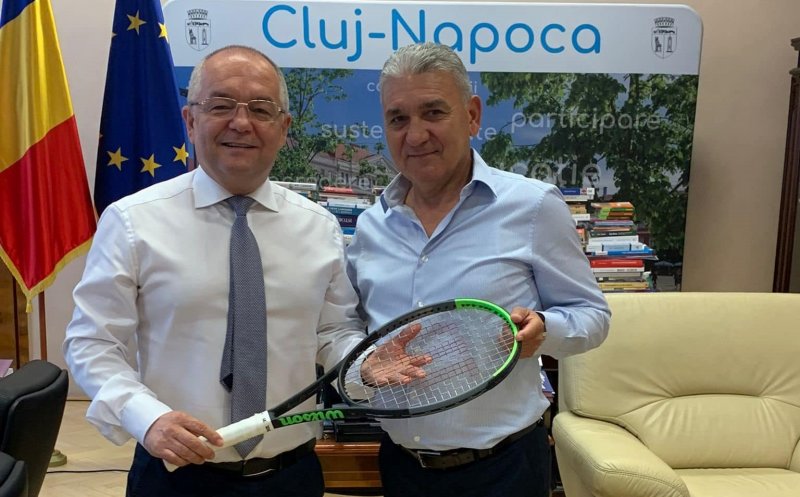 Emil Boc a fost vizitat la Primărie de tatăl Simonei Halep