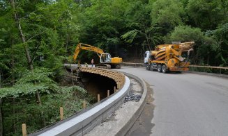 Se lucrează de zor pe un drum turistic din Cluj