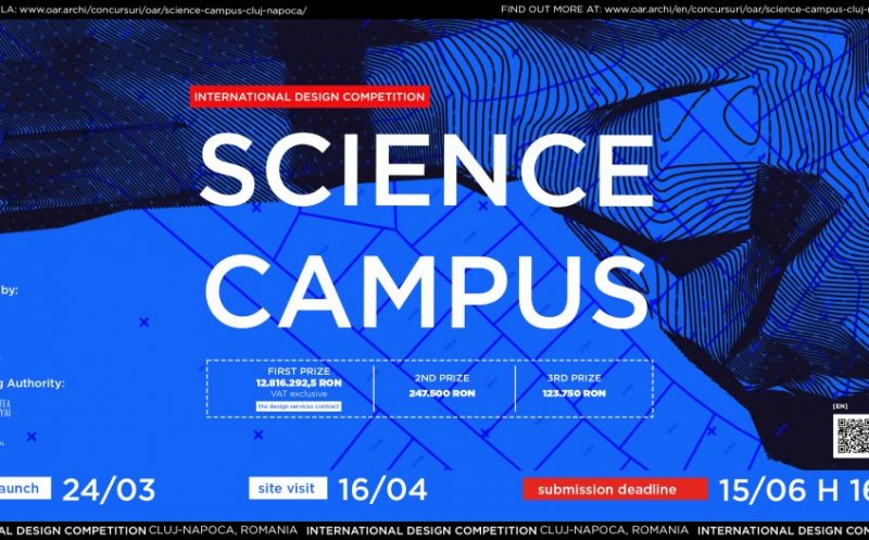 Concursul de soluții pentru Science Campus a ajuns la etapa jurizării. Premiul cel mare, aproape 13 milioane de lei