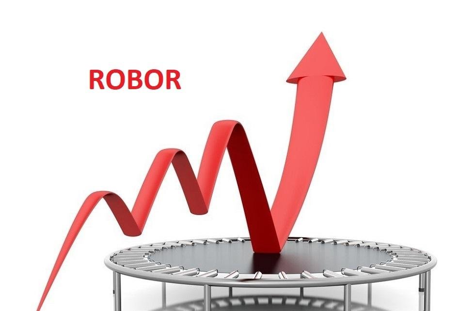 ROBOR-ul începe iar săptămâna în creștere și urcă la 6,26% pe an
