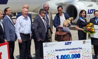 Aeroportul Internațional Cluj a sărbătorit pasagerul 1 MILION în 2022! Este un cunoscut antreprenor care locuiește în SUA
