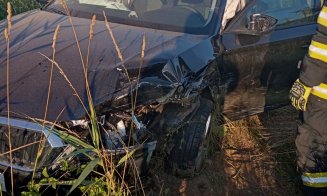 Accident cu două mașini pe Vâlcele-Apahida. Un bărbat a ajuns la spital