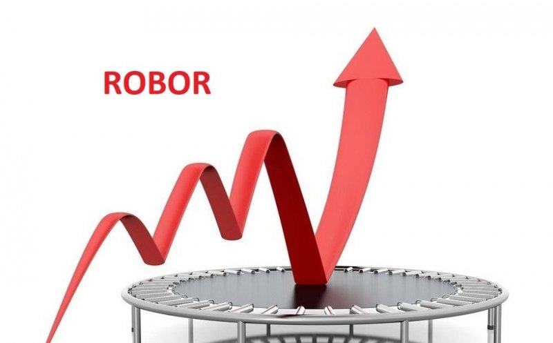 Încă un prag depășit de indicele ROBOR la 3 luni, care sare la 7,05% pe an