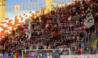 Fanii campioanei au afișat un banner dedicat rivalilor chiar în casa "Șepcilor roșii"