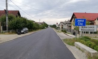 Un nou drum județean din Cluj se asfaltează. Face legătura cu Bistrița-Năsăud