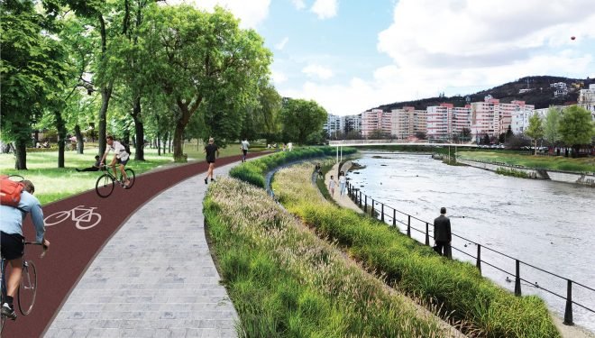 Cine vrea să ''deseneze'' pista velo Gilău - Apahida