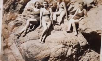 Răcorire la Cascada Ciucaş în anul 1927